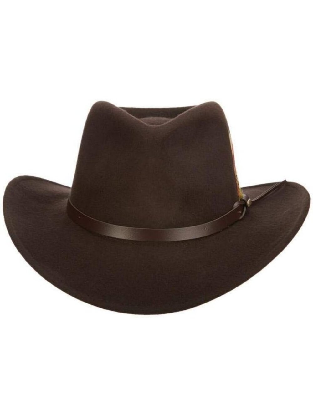 Wide Brim Wool Felt Sun Hat for Men | UV Protection Outback Style Hat